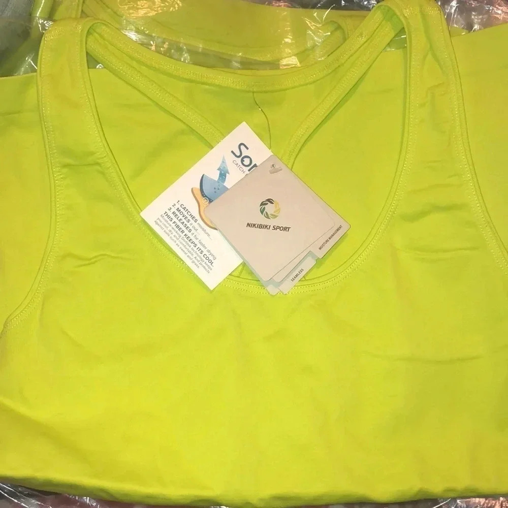 NEW Nikibiki Sport racerback tank tops S/M & M/L - Picture 4 of 6